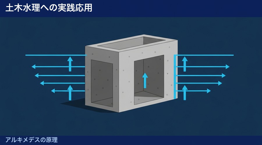 アルキメデスの原理の図解②