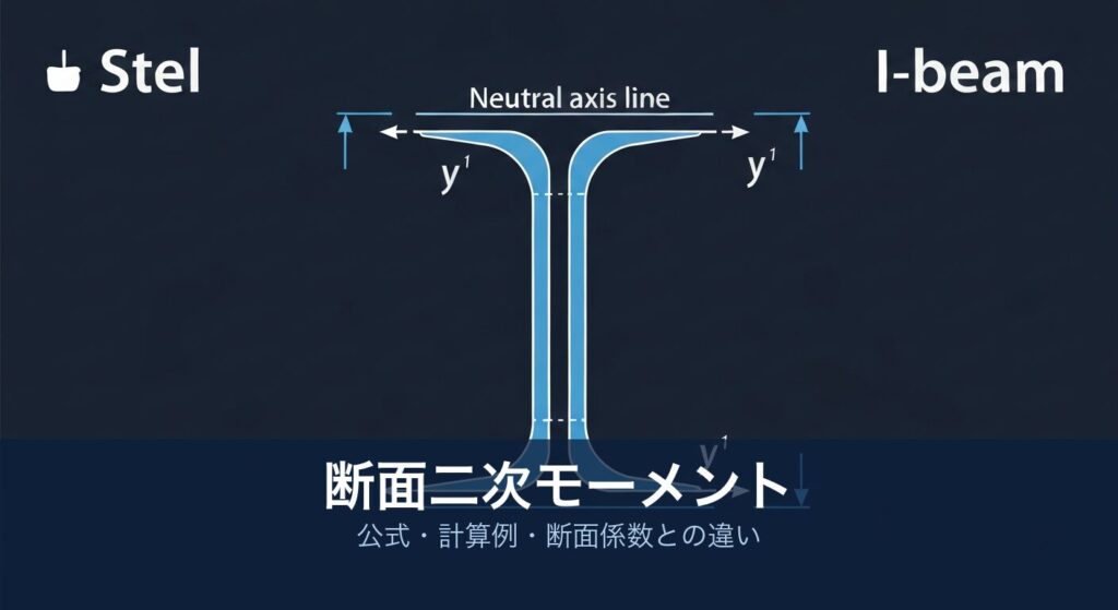 断面二次モーメント｜図解イラスト