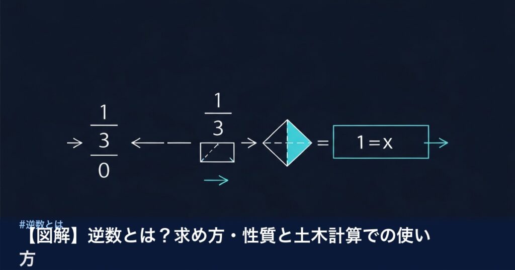 逆数の求め方と分数変換の図解