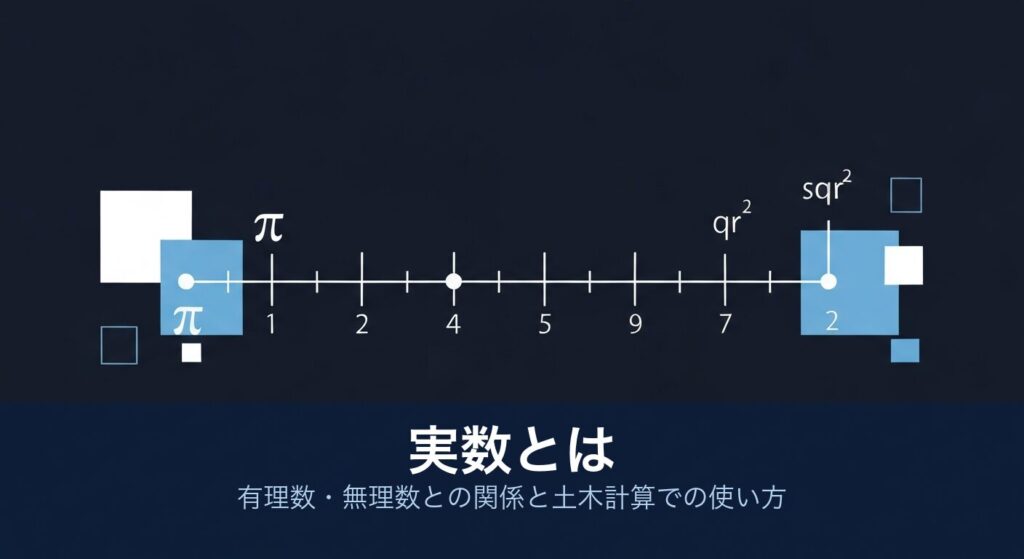 実数とは｜有理数・無理数の数直線図解