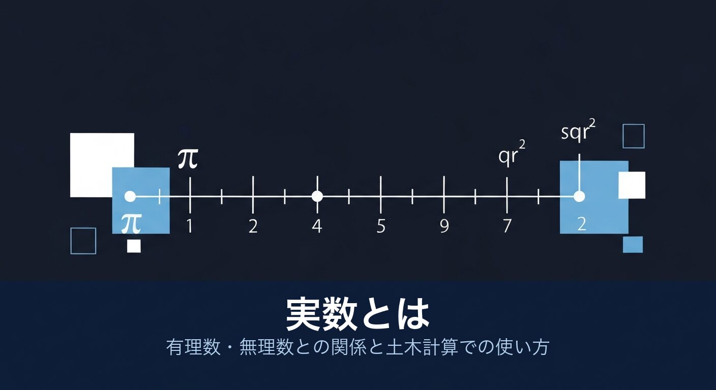 実数とは｜有理数・無理数の数直線図解