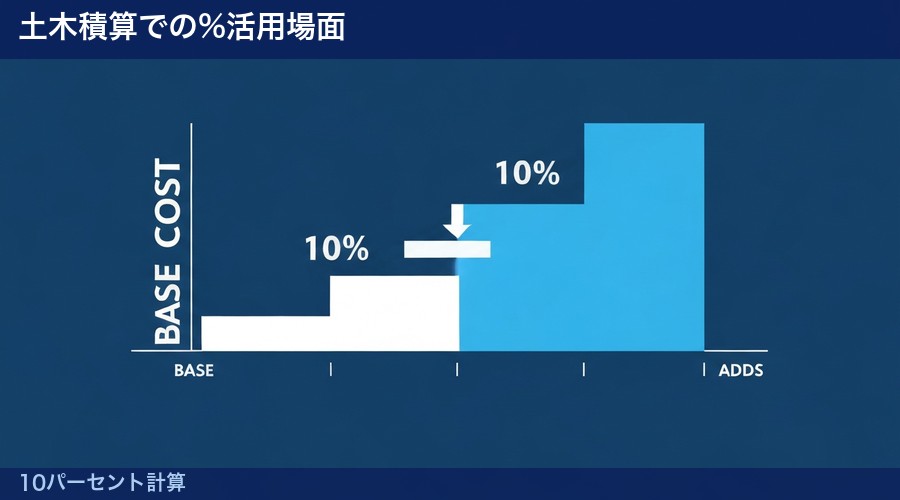10パーセント計算の図解②