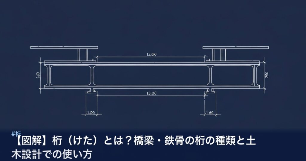 橋桁の種類と架設工法の図解