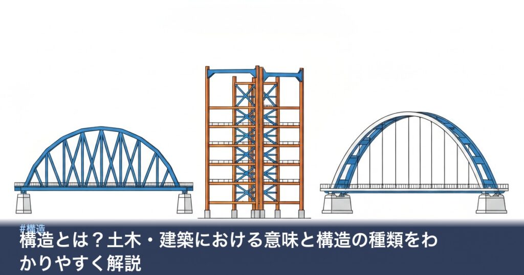 土木構造の種類比較図解