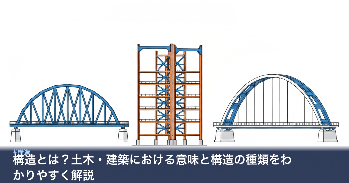 土木構造の種類比較図解