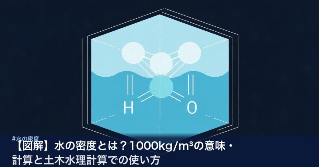 水の密度のアイキャッチ画像