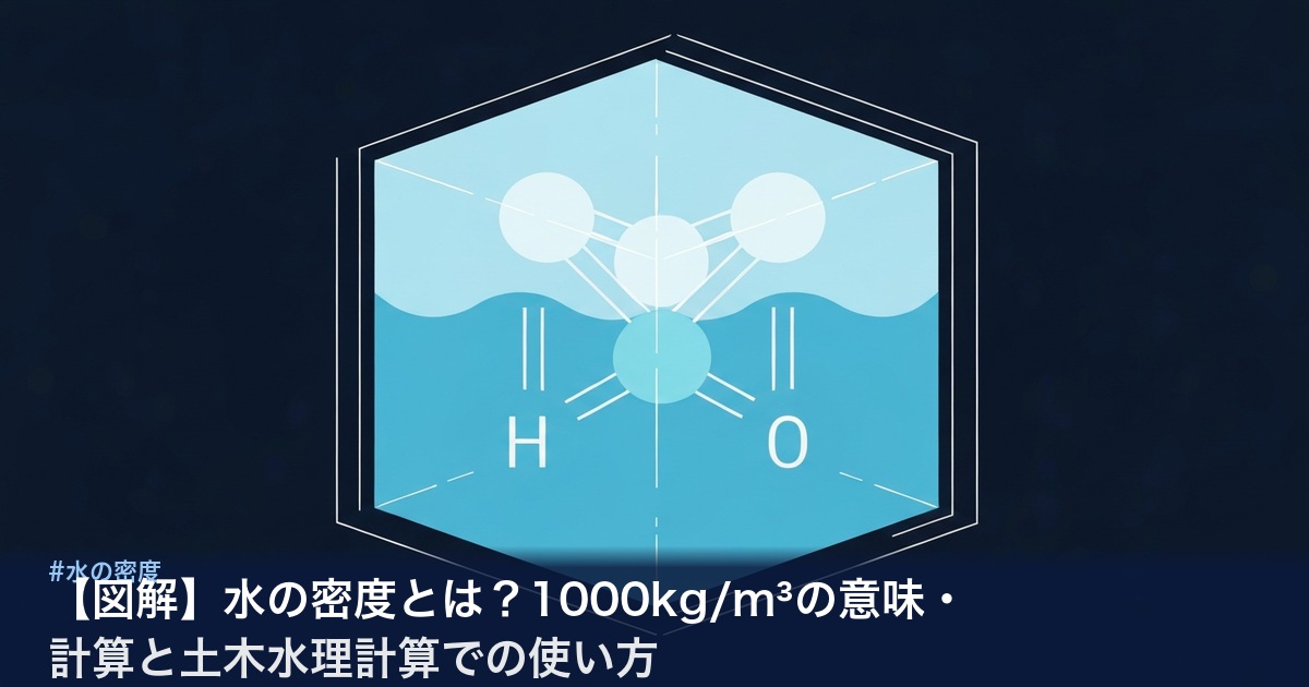 水の密度のアイキャッチ画像