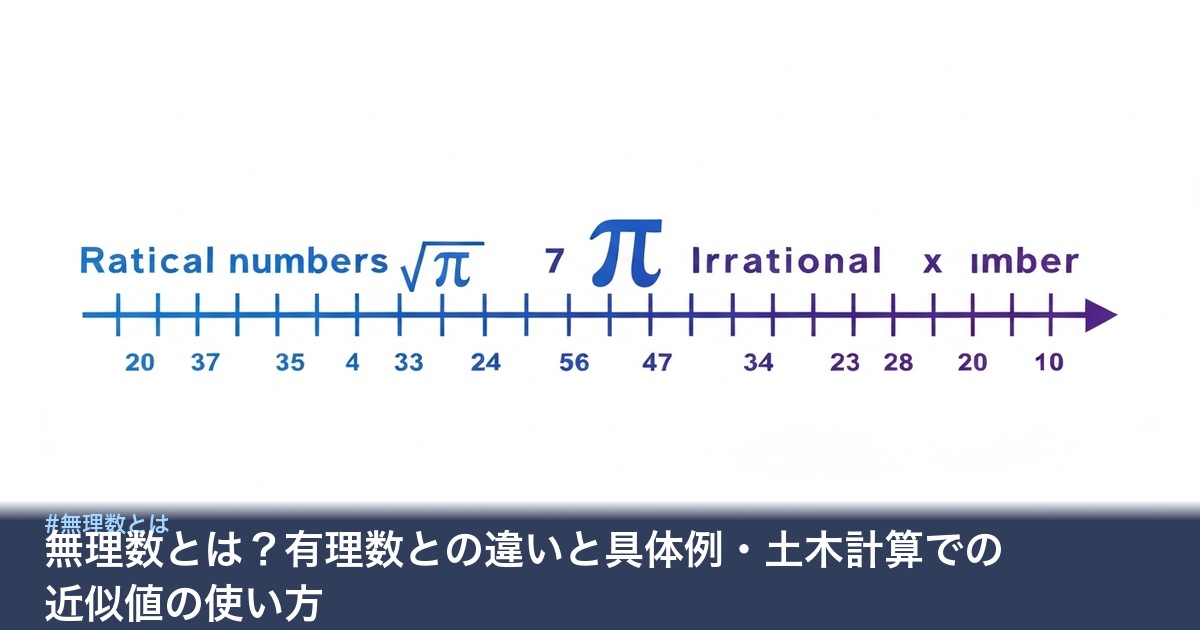 有理数と無理数の分類図