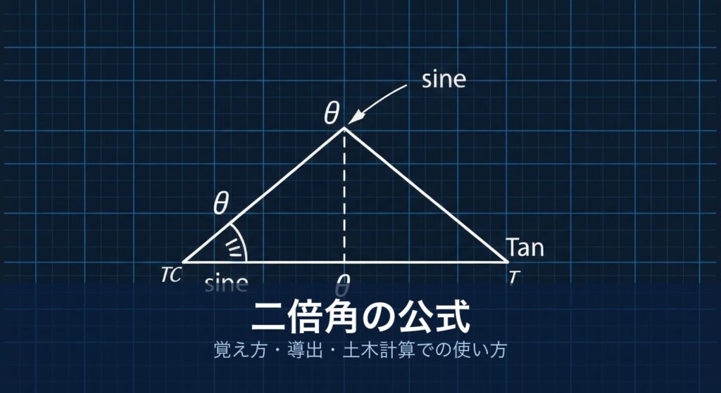 二倍角の公式｜三角関数の幾何学図解