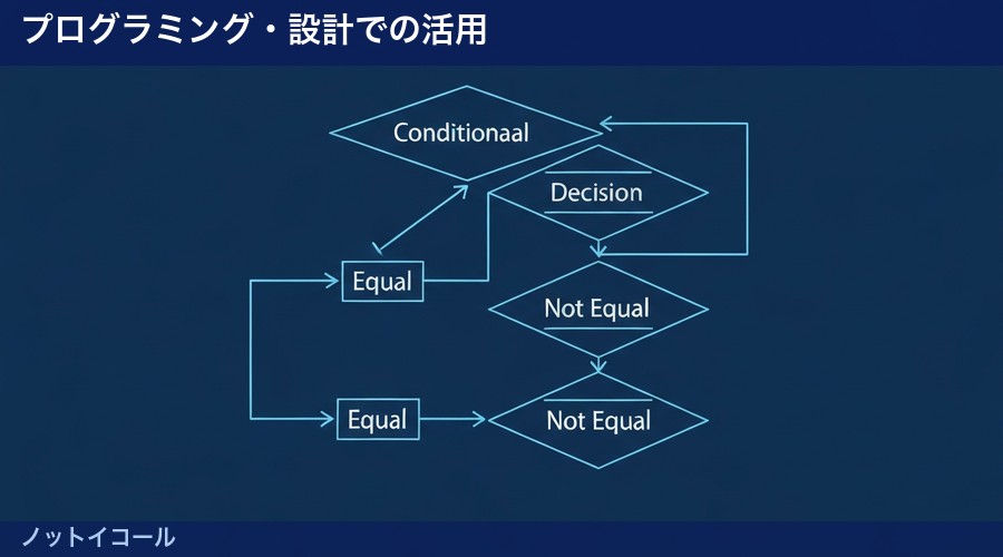 ノットイコール 図解②