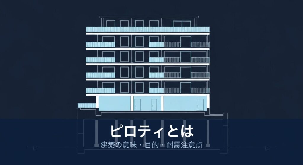 ピロティとは｜図解イラスト