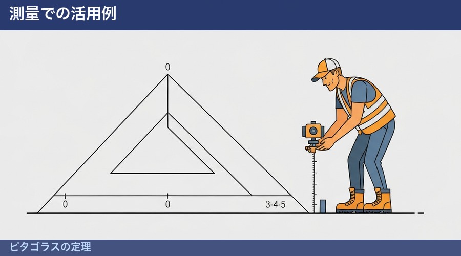 ピタゴラスの定理の図解