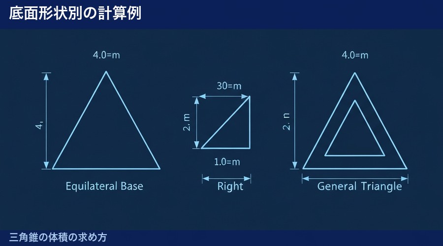 三角錐の体積の求め方の図解②