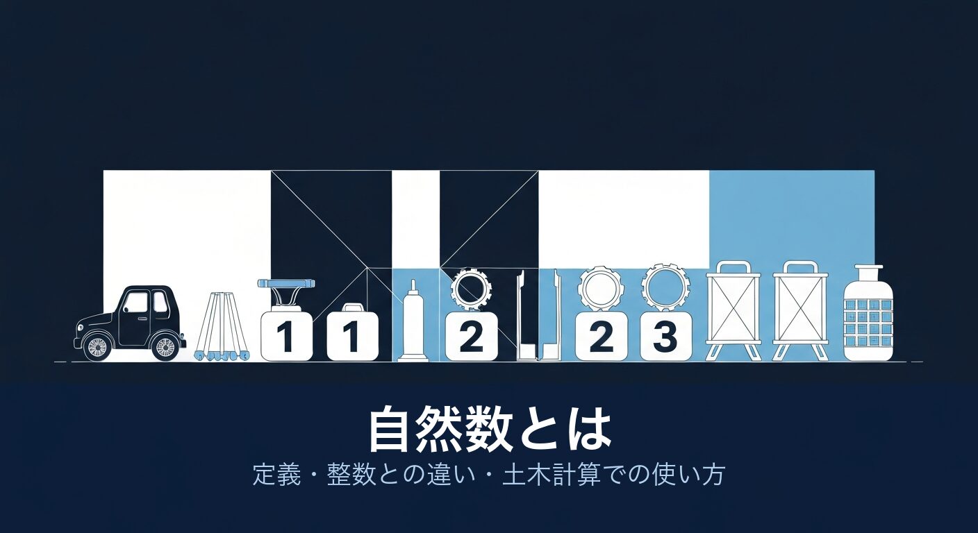 自然数とは|数直線と正の整数の図解