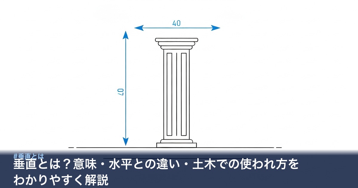 垂直と水平の関係図解