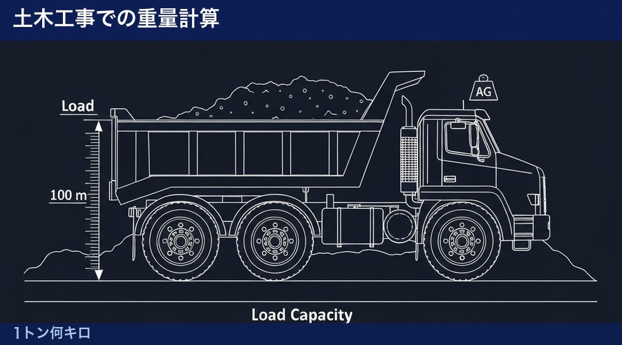 1トン何キロの図解②