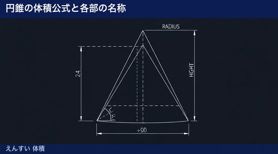 えんすい 体積の図解①