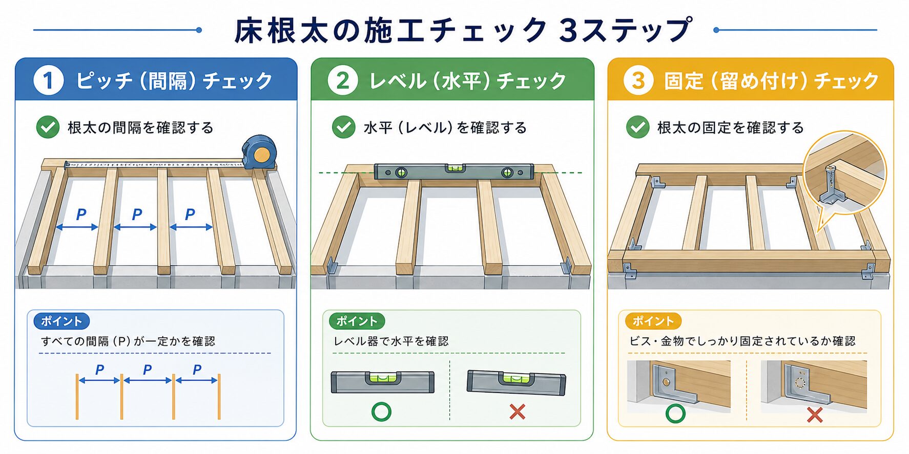 根太の図解②
