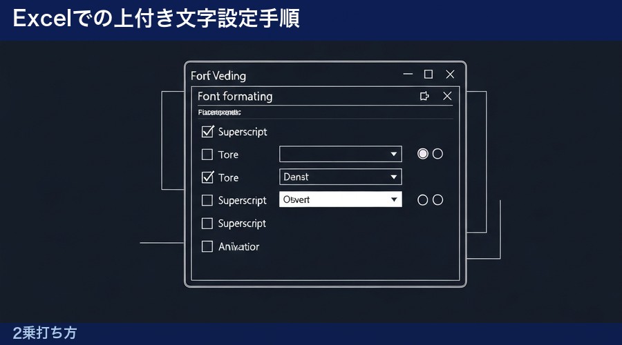 2乗打ち方の図解②