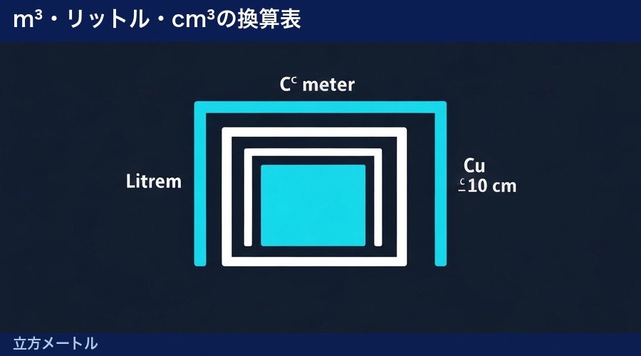 立方メートルの図解①