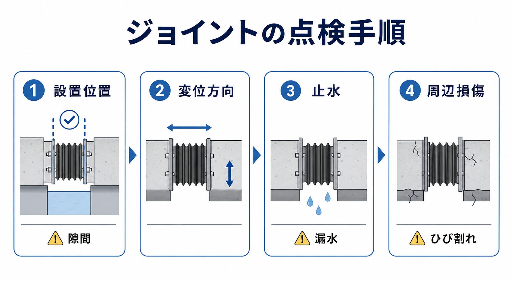 エキスパンションジョイントの図解②
