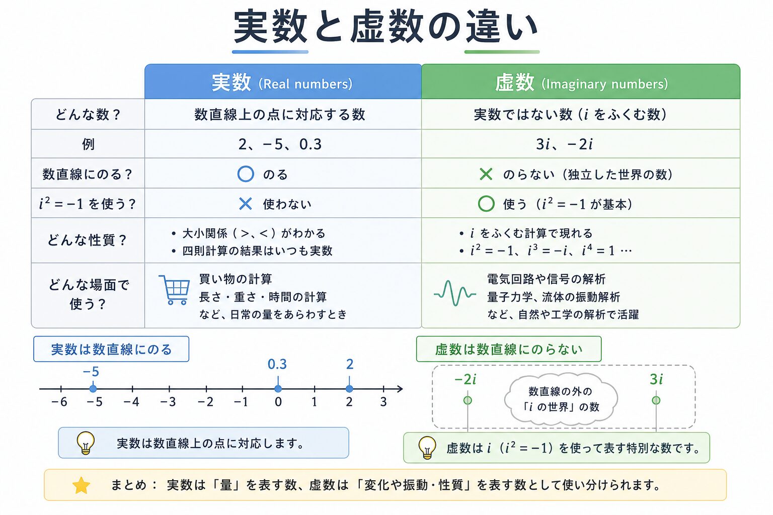 虚数とは の図解①