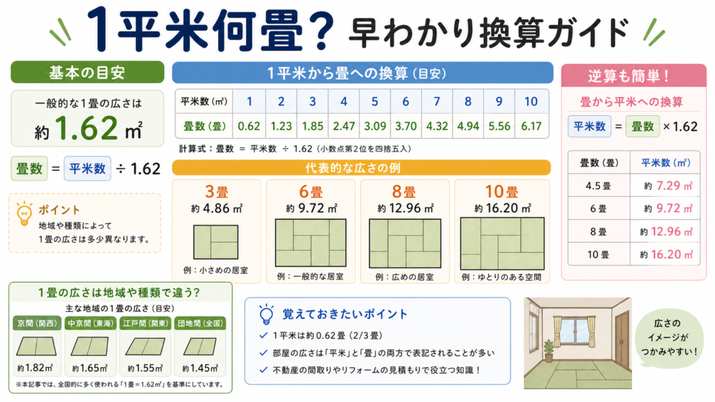 1平米何畳のアイキャッチ画像