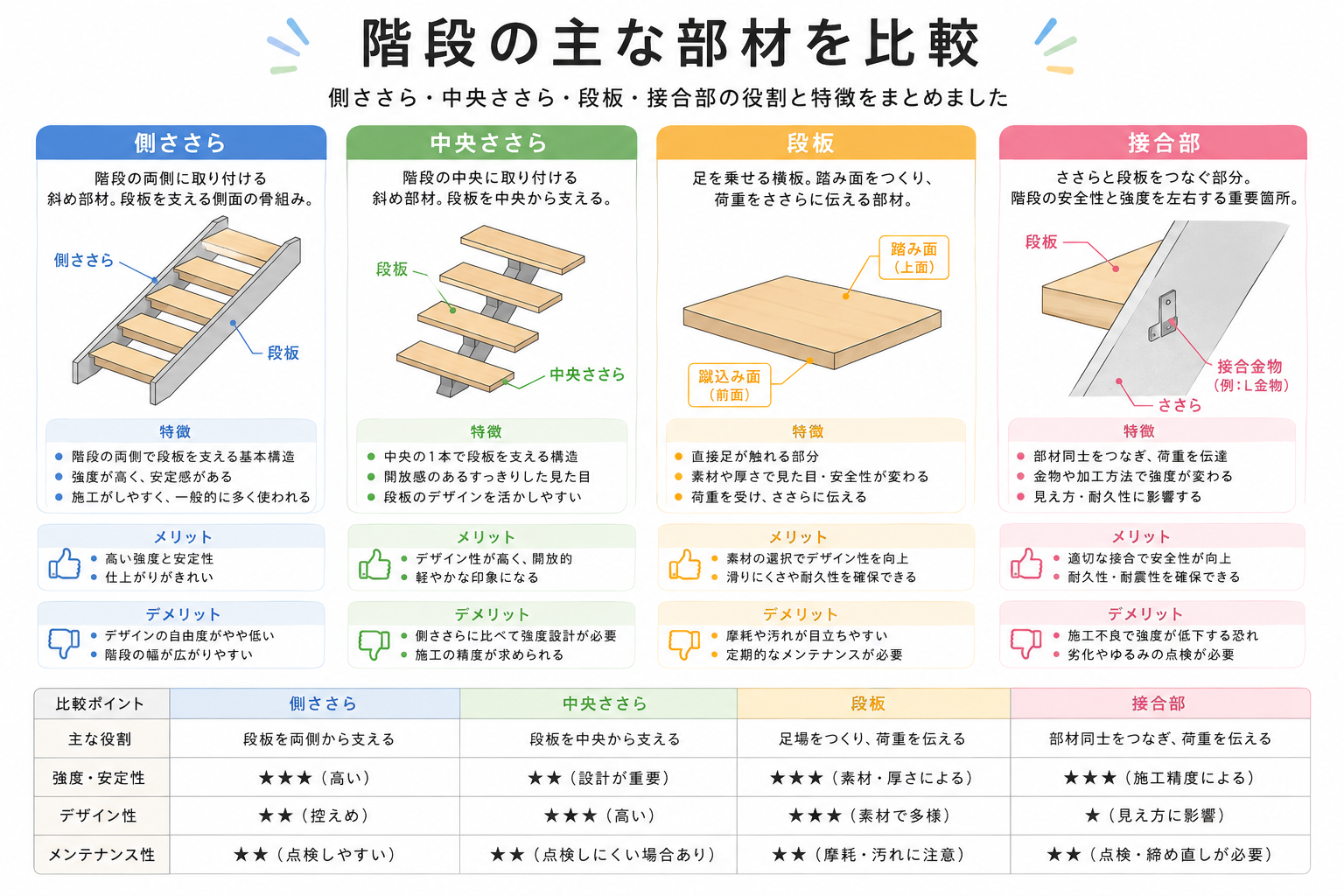 階段ササラの図解①