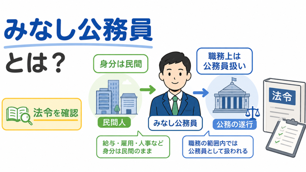 みなし公務員のアイキャッチ画像