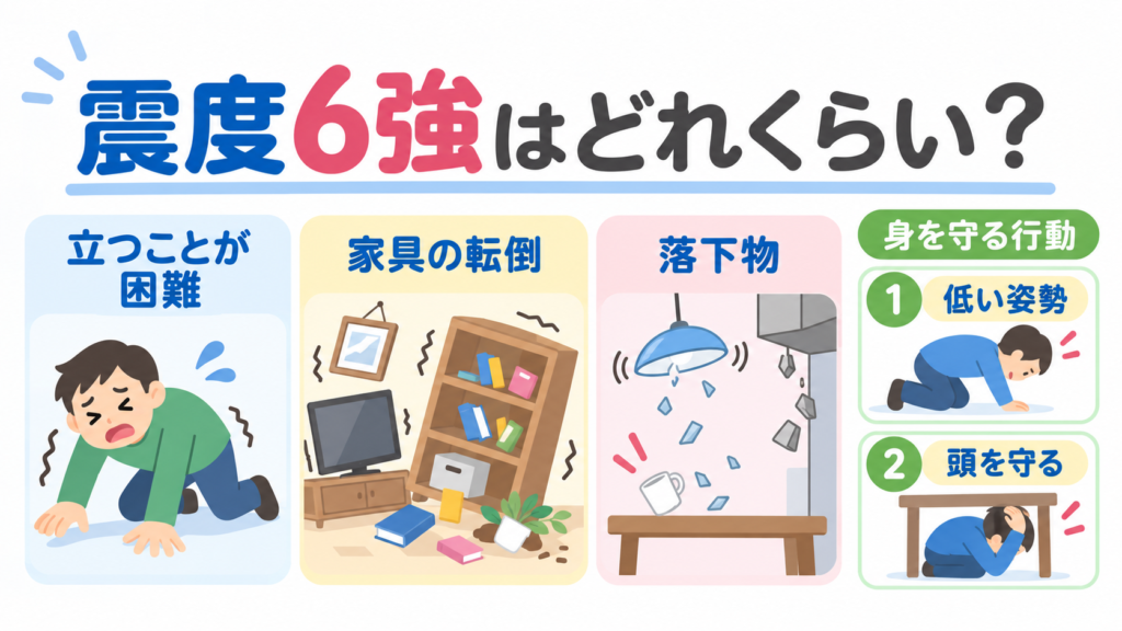 震度6強 どれくらいのアイキャッチ画像