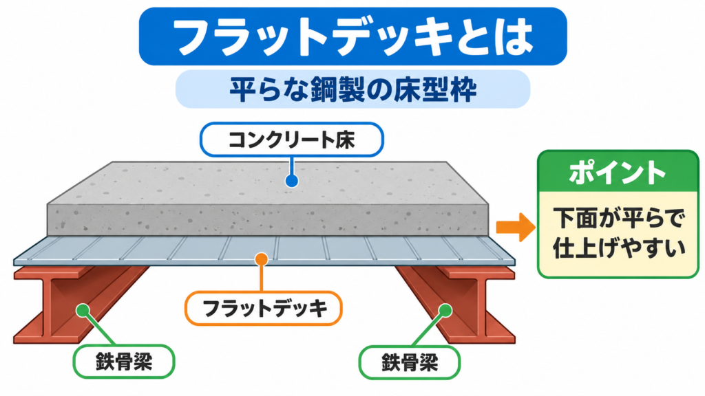 デッキ フラットのアイキャッチ画像