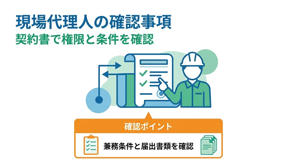 現場代理人の図解①